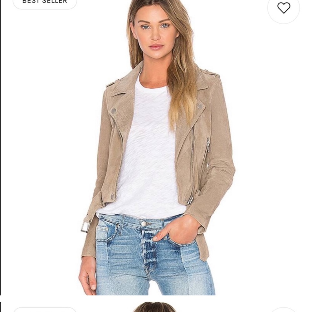 Blank nyc tan suede jacket